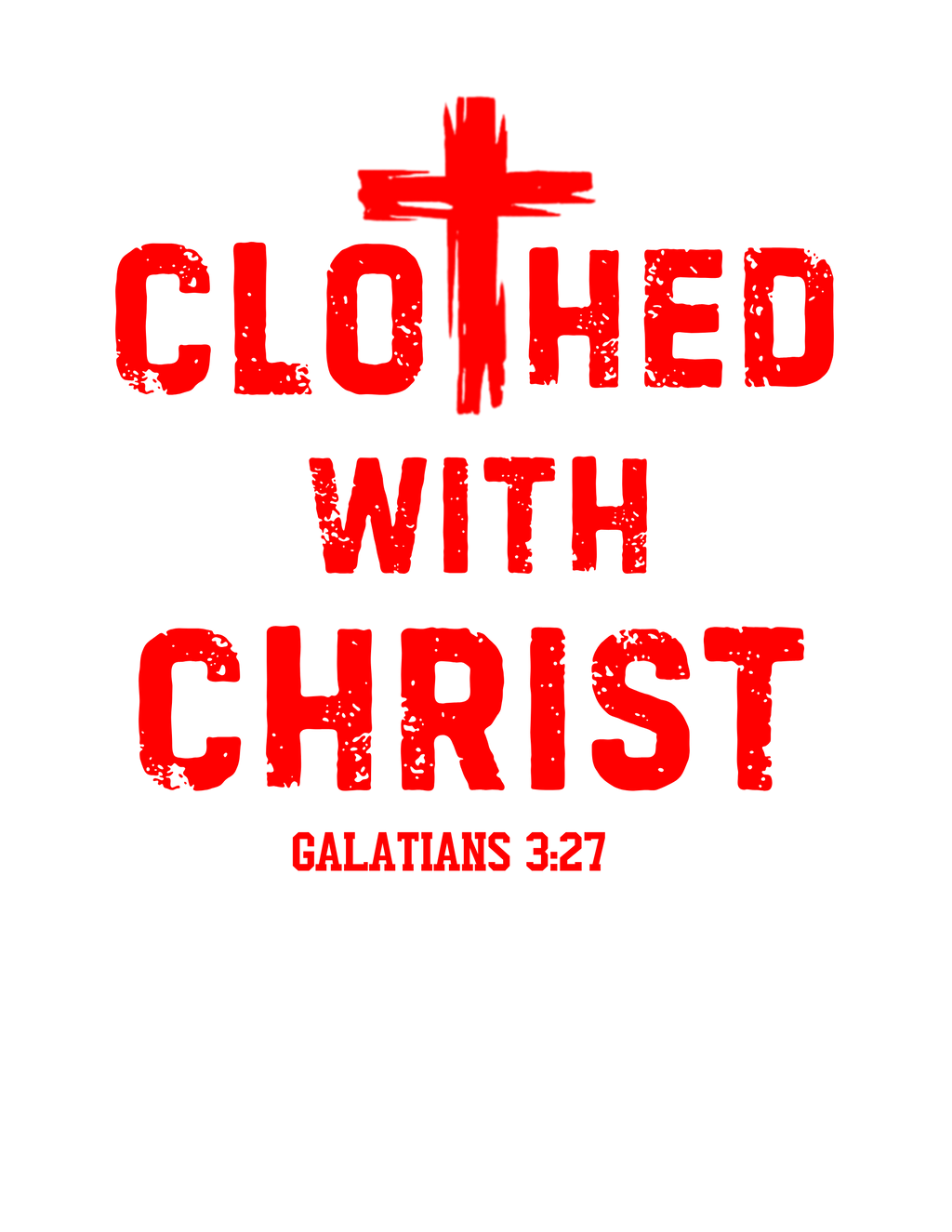 Digital File- Clothed w/ Christ